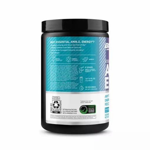 Optimum Nutrition ESSENTIAL AMIN.O. ENERGY® *new* Rainbow Sherbet - Notify Me 0.6 lb - Notify me Slovenija | WLT-281645